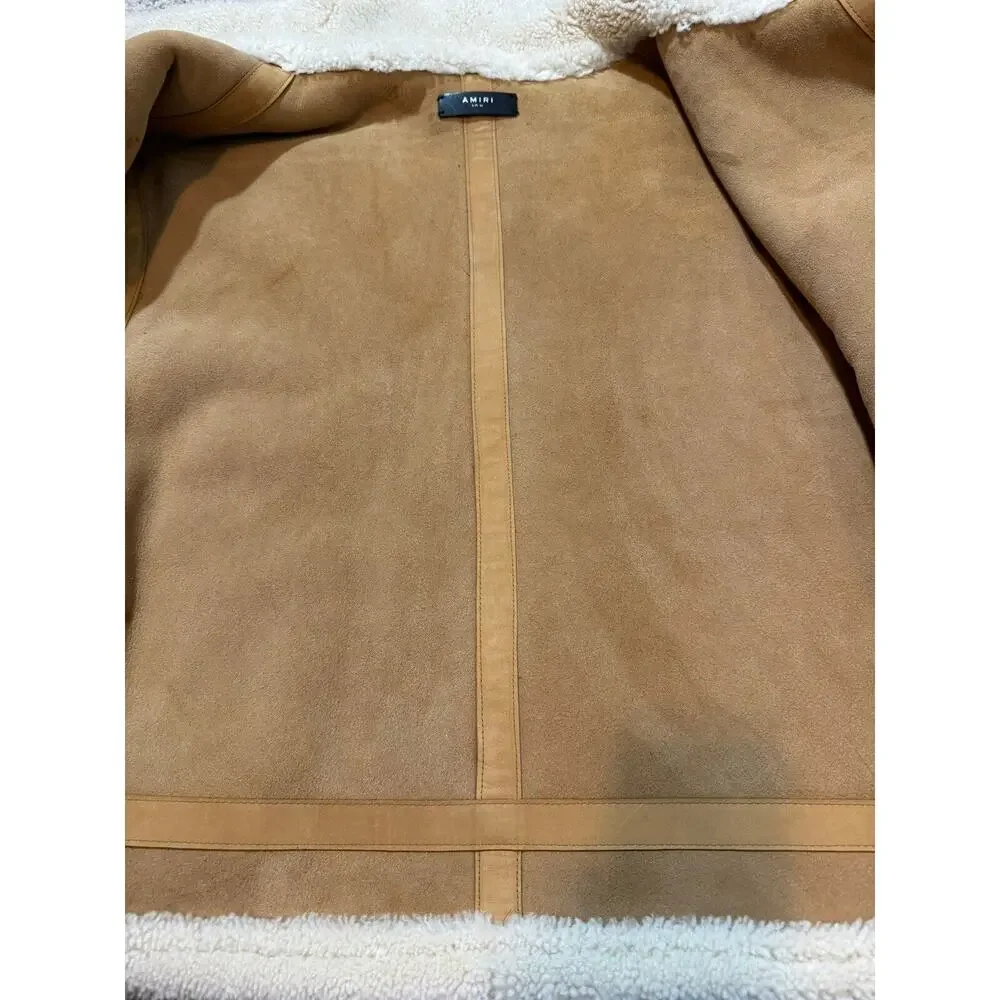 EUC Amiri Oversized Shearling Jacket